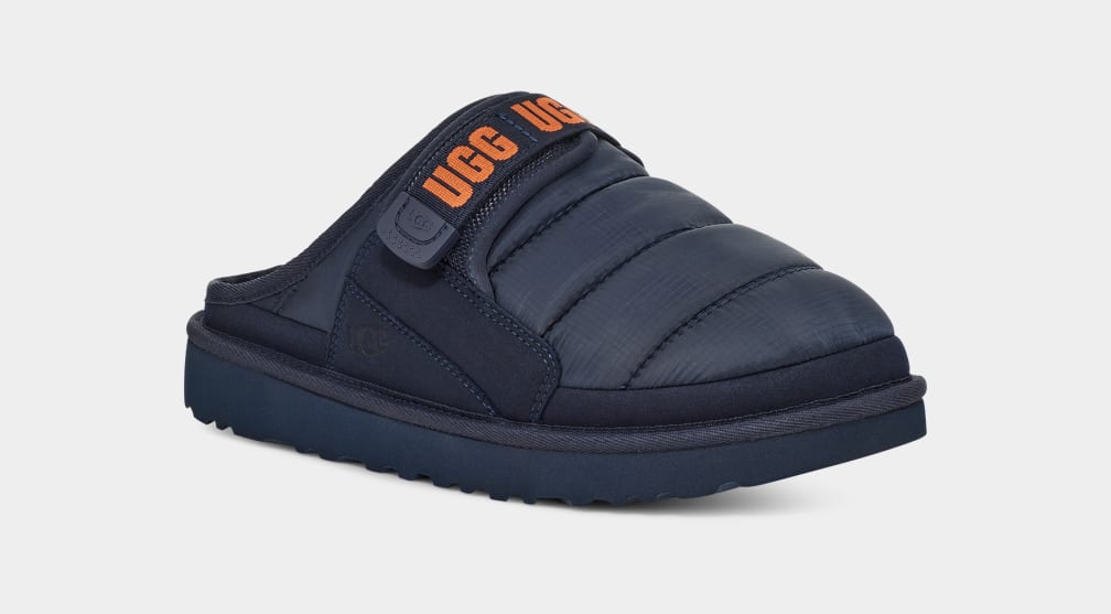 Pantuflas Ugg Dune LTA Hombre Azules Oscuro Naranjas | Argentina LFEGIDH-05