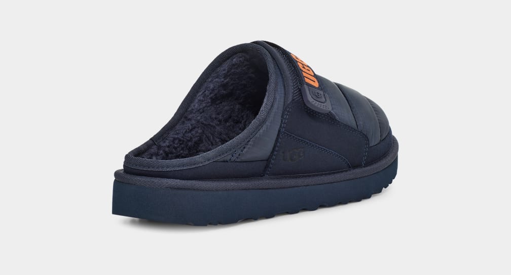 Pantuflas Ugg Dune LTA Hombre Azules Oscuro Naranjas | Argentina LFEGIDH-05