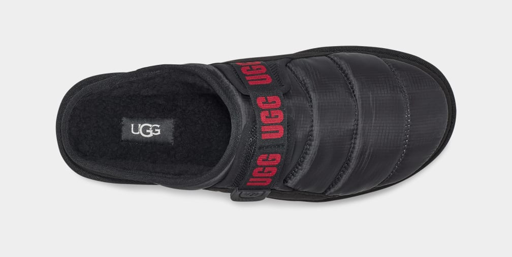 Pantuflas Ugg Dune LTA Hombre Negras Rojas | Argentina VZGWKFI-43