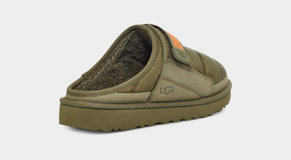 Pantuflas Ugg Dune LTA Hombre Verde Naranjas | Argentina GJLECKZ-69