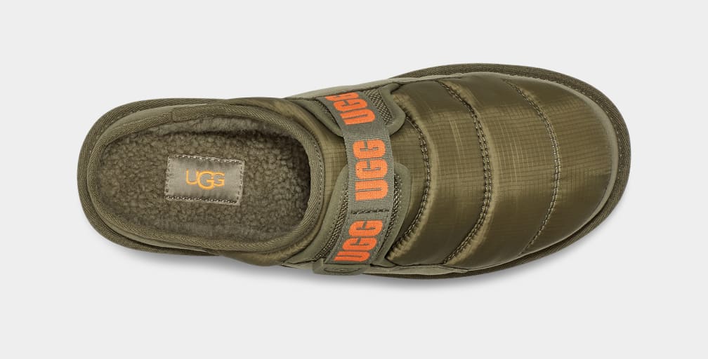 Pantuflas Ugg Dune LTA Hombre Verde Naranjas | Argentina GJLECKZ-69