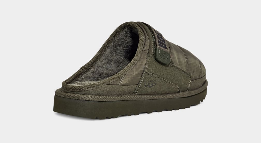 Pantuflas Ugg Dune LTA Hombre Verde Oliva | Argentina ACLTDKZ-81