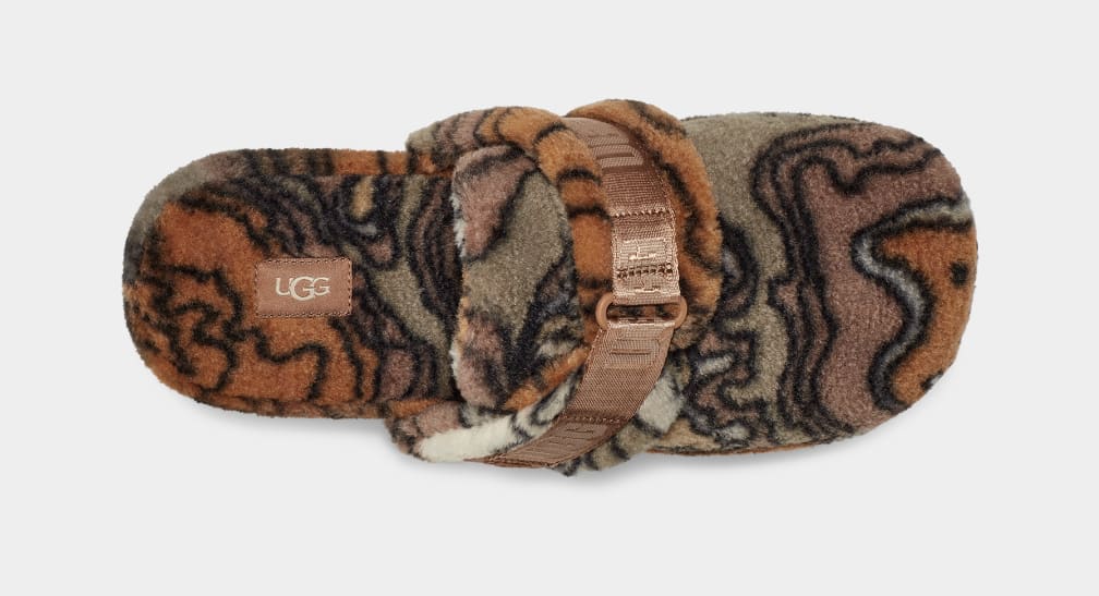 Pantuflas Ugg Fluff It Calio Hombre Multicolor | Argentina YMHGIQK-42