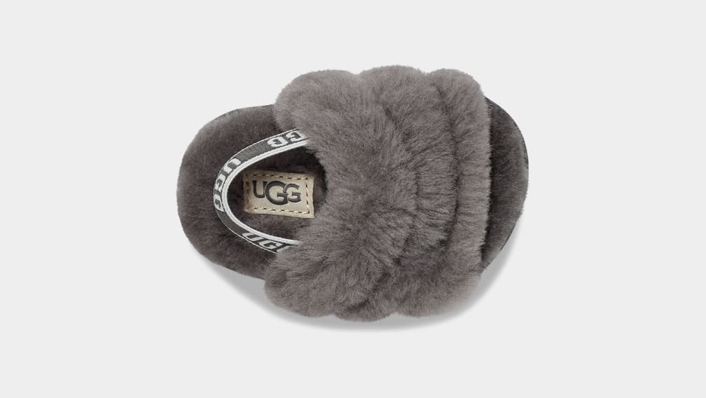 Pantuflas Ugg Fluff Yeah And Lovey Niños Gris | Argentina AJWEBMN-71