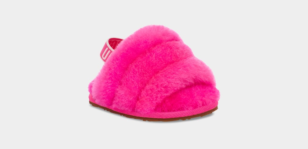 Pantuflas Ugg Fluff Yeah And Lovey Niños Rosas | Argentina ENQTLSU-50