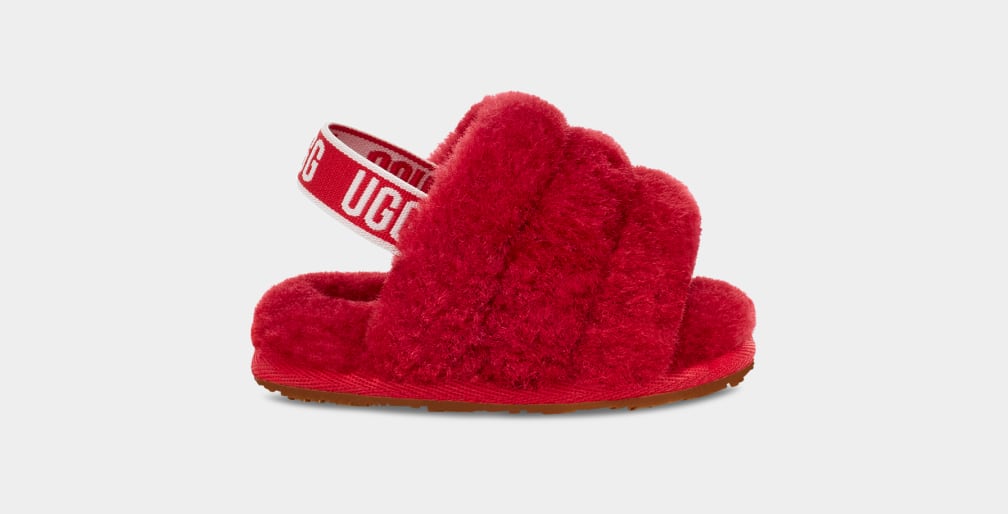 Pantuflas Ugg Fluff Yeah And Lovey Niños Rojas | Argentina SALUVYP-24