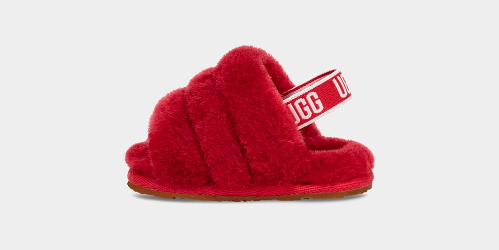 Pantuflas Ugg Fluff Yeah And Lovey Niños Rojas | Argentina SALUVYP-24