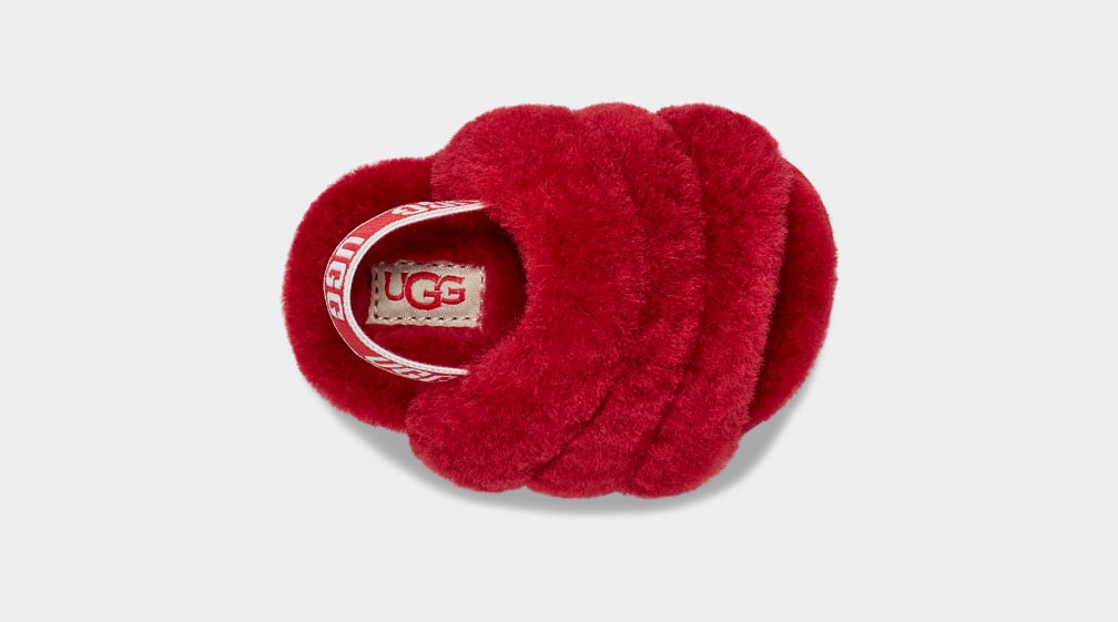 Pantuflas Ugg Fluff Yeah And Lovey Niños Rojas | Argentina SALUVYP-24