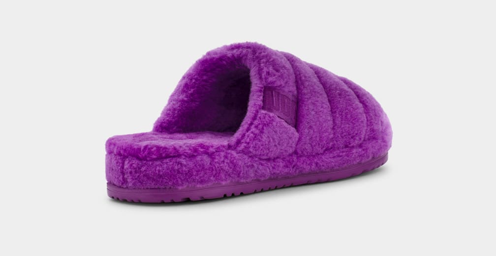 Pantuflas Ugg Fluff You Hombre Moradas Azules | Argentina NLSVQKE-01