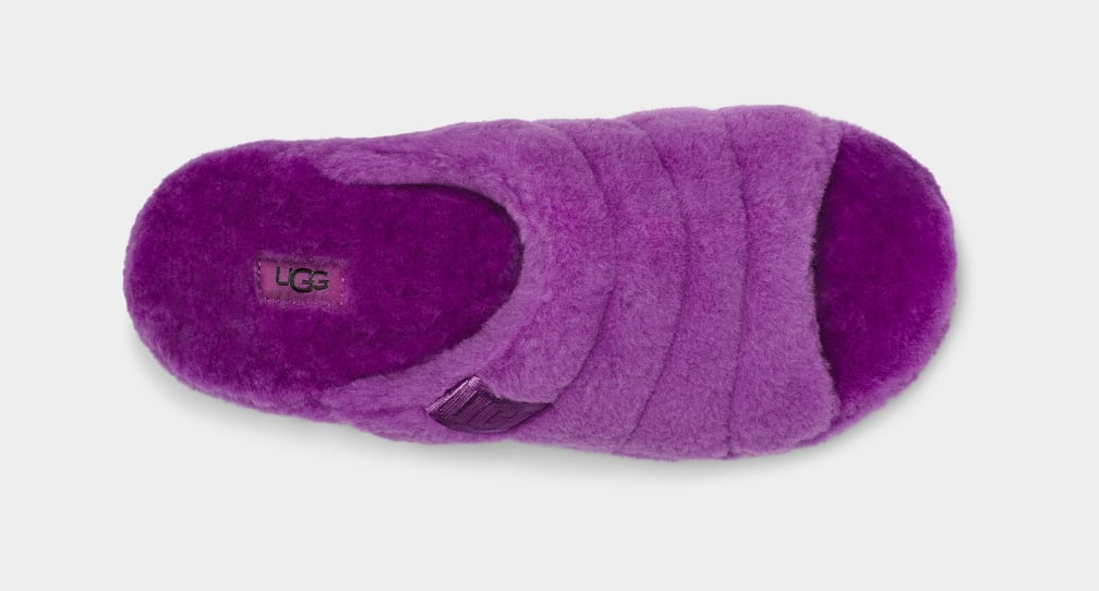 Pantuflas Ugg Fluff You Hombre Moradas Azules | Argentina NLSVQKE-01