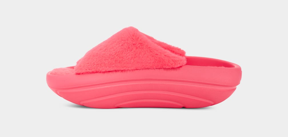 Pantuflas Ugg FoamOplush Mujer Coral | Argentina ZMYBTPV-24