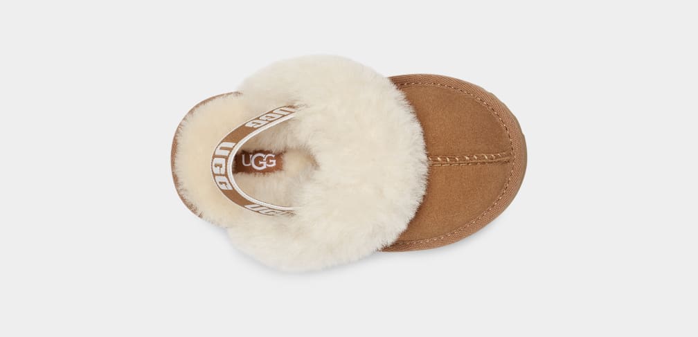 Pantuflas Ugg Funkette Niños Marrones | Argentina MOLPCYW-09