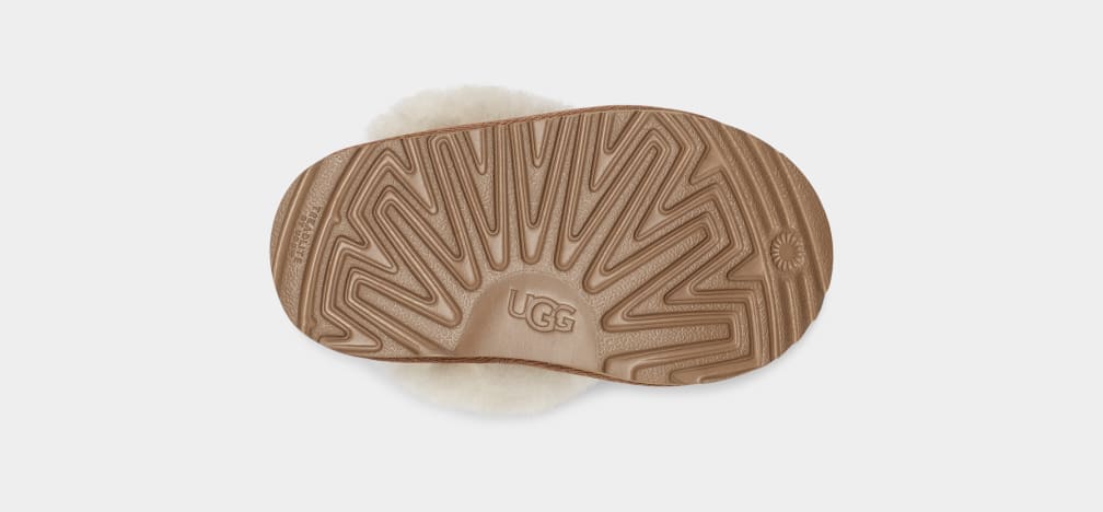 Pantuflas Ugg Funkette Niños Marrones | Argentina MOLPCYW-09