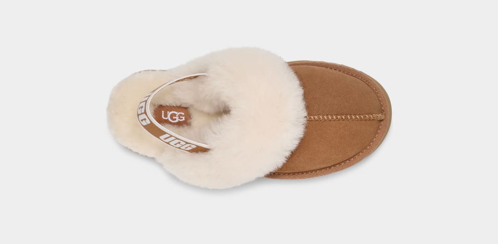 Pantuflas Ugg Funkette Niños Marrones | Argentina YPUEWAH-92