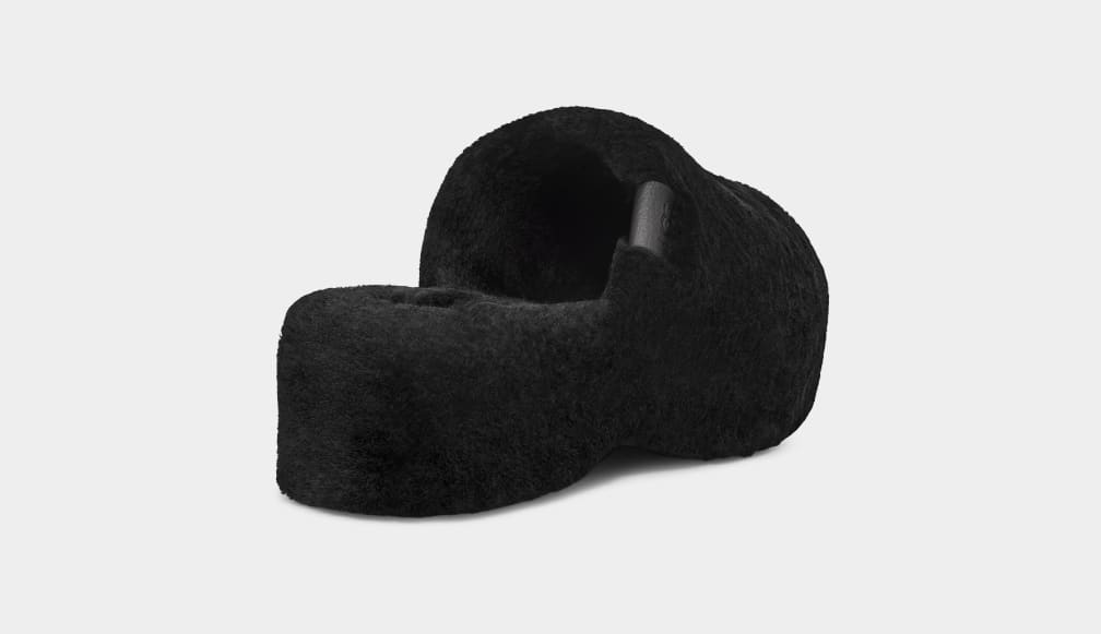 Pantuflas Ugg Fuzz Sugar Mujer Negras | Argentina HBJYIEM-94