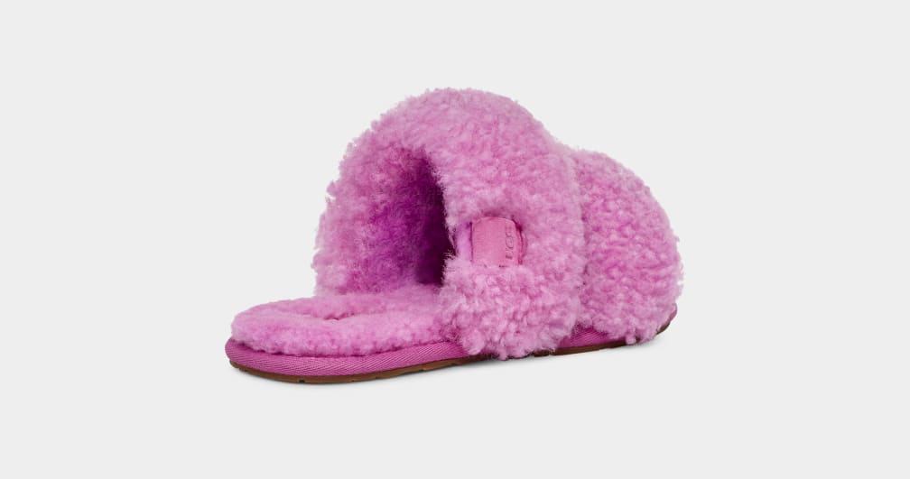 Pantuflas Ugg Maxi Curly Scuffetta Mujer Moradas | Argentina ZAYGJPC-45