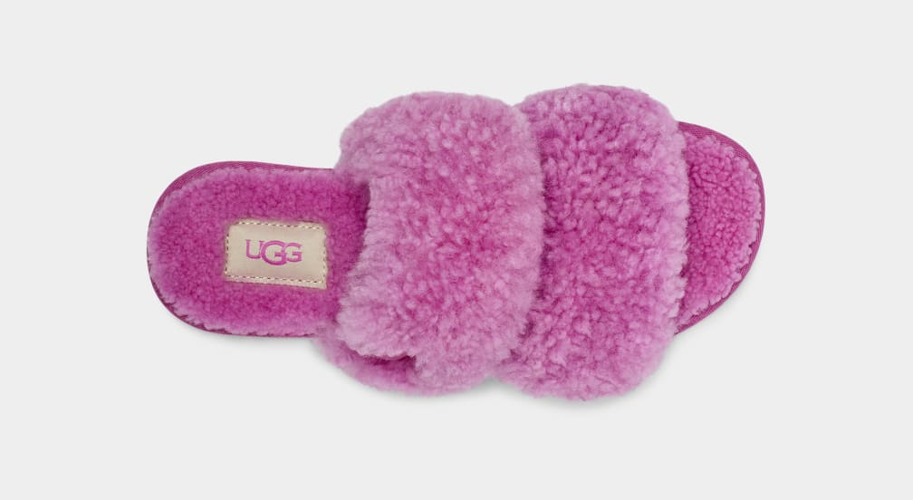 Pantuflas Ugg Maxi Curly Scuffetta Mujer Moradas | Argentina ZAYGJPC-45