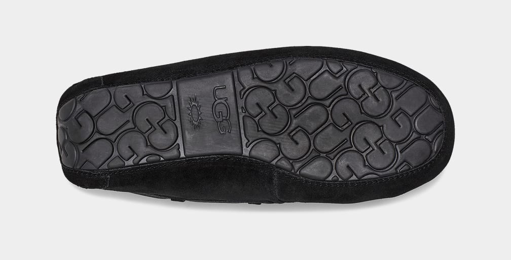 Pantuflas Ugg Olsen Hombre Negras | Argentina DZYBTLX-38