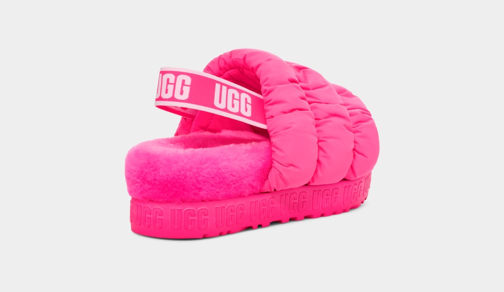 Pantuflas Ugg Scrunchita Mujer Rosas | Argentina LHJWEXD-51