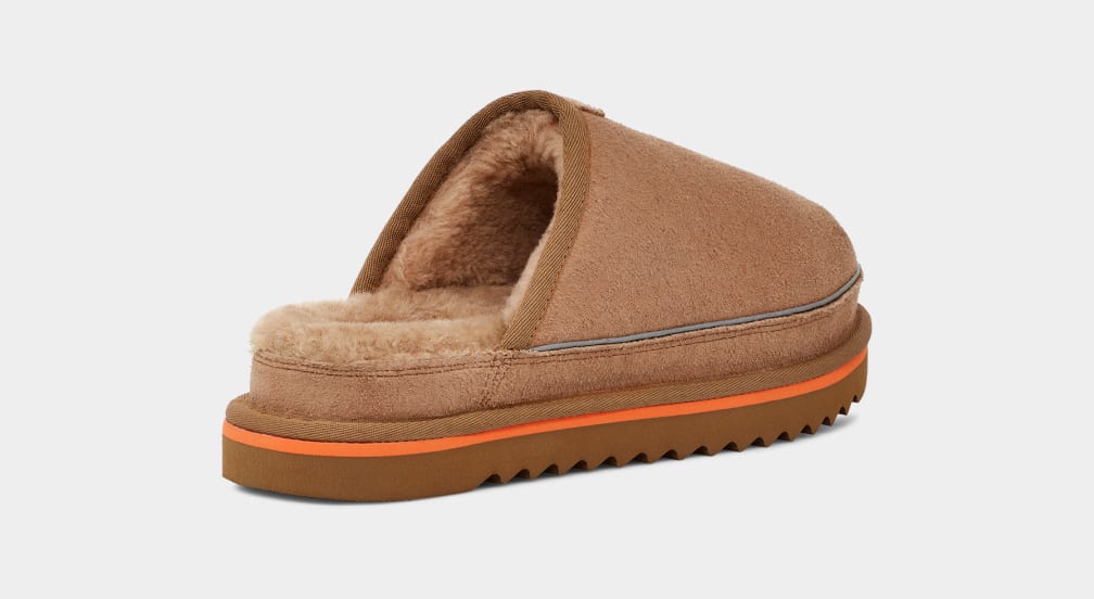 Pantuflas Ugg Scuff Cali Wave Hombre Marrones Naranjas | Argentina YAXFVNS-87