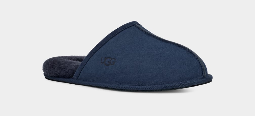 Pantuflas Ugg Scuff Hombre Azules | Argentina IHPMDOY-72