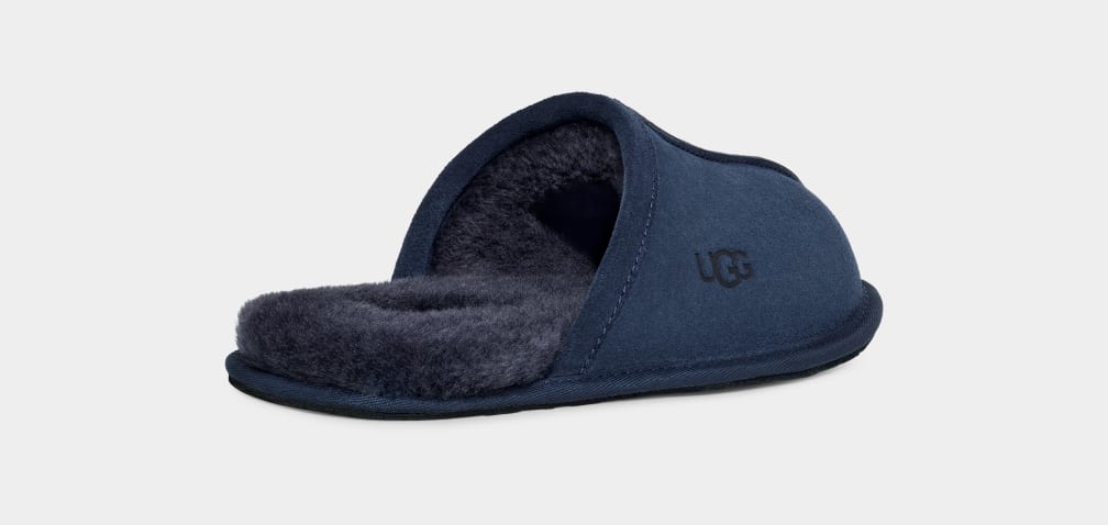 Pantuflas Ugg Scuff Hombre Azules | Argentina IHPMDOY-72