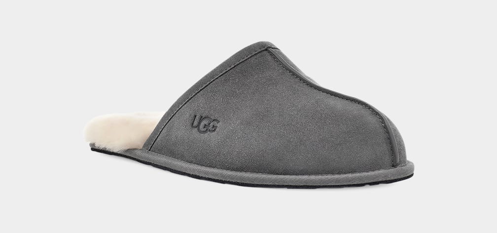 Pantuflas Ugg Scuff Hombre Gris Oscuro | Argentina AFJXPZN-24