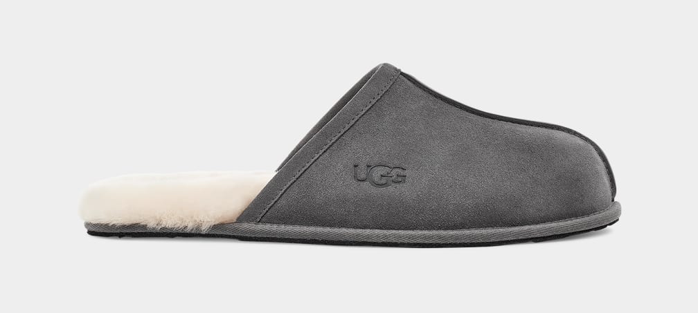 Pantuflas Ugg Scuff Hombre Gris Oscuro | Argentina AFJXPZN-24