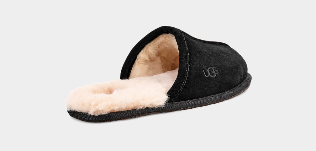 Pantuflas Ugg Scuff Hombre Negras | Argentina JCMUGWS-42