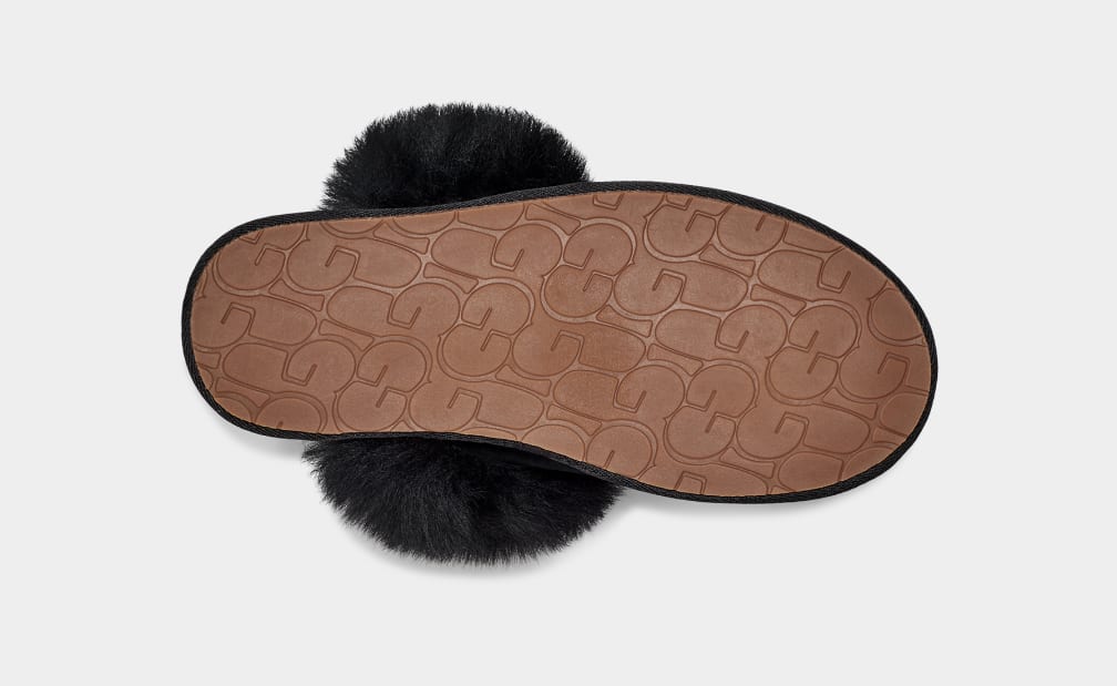 Pantuflas Ugg Scuff Sis Mujer Negras | Argentina YPCSVUB-96