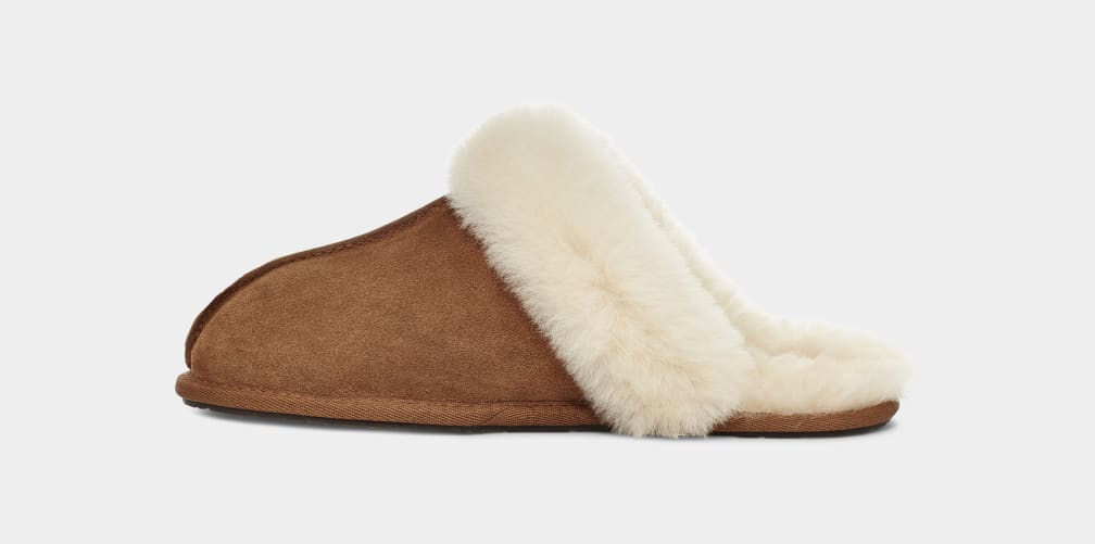 Pantuflas Ugg Scuffette II Mujer Marrones | Argentina GBMRCDL-47