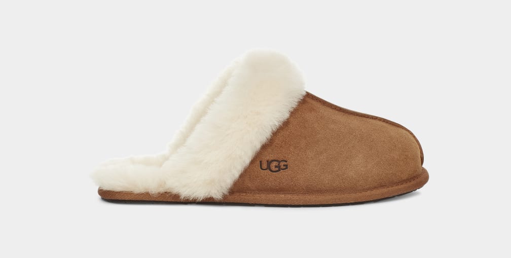 Pantuflas Ugg Scuffette II Mujer Marrones | Argentina GBMRCDL-47