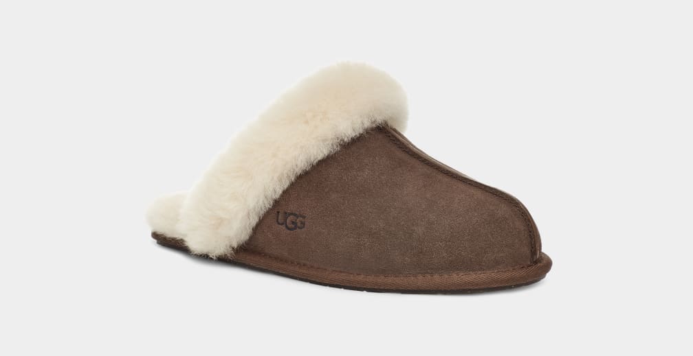 Pantuflas Ugg Scuffette II Mujer Marrones | Argentina ZNXRISL-21