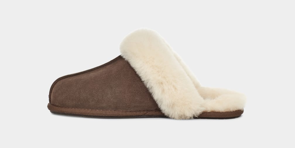 Pantuflas Ugg Scuffette II Mujer Marrones | Argentina ZNXRISL-21