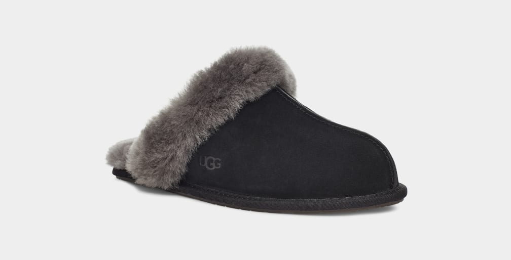 Pantuflas Ugg Scuffette II Mujer Negras Gris | Argentina SUZCFWH-57