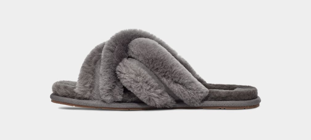 Pantuflas Ugg Scuffita Mujer Gris | Argentina ZFJVWTN-16