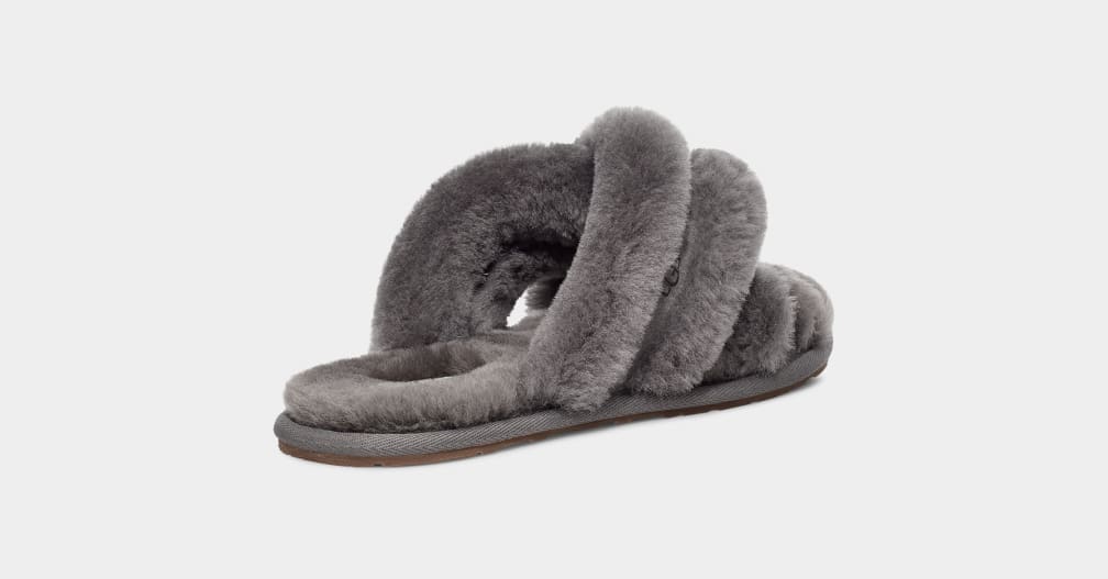 Pantuflas Ugg Scuffita Mujer Gris | Argentina ZFJVWTN-16