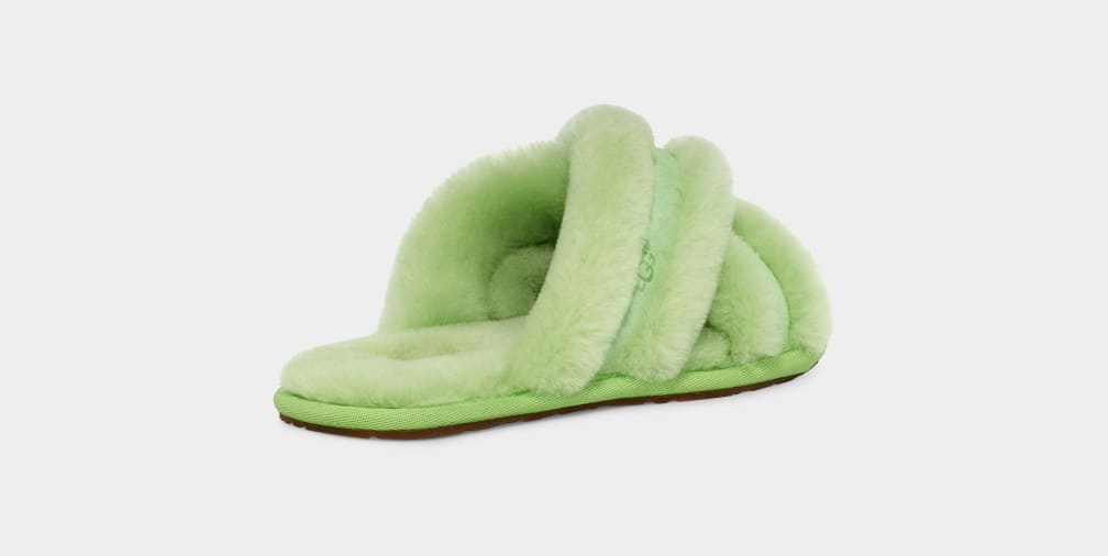 Pantuflas Ugg Scuffita Mujer Verde | Argentina LAZMDPF-26