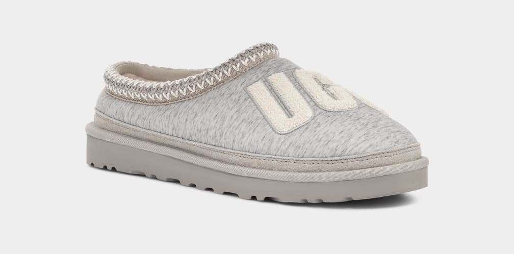 Pantuflas Ugg Tasman Fur Jersey Cozy Hombre Gris | Argentina DPYXAHU-45