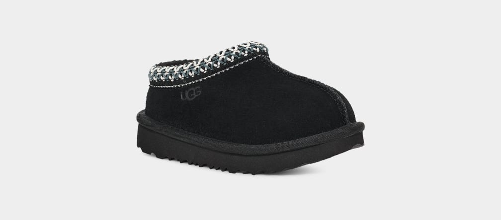 Pantuflas Ugg Tasman II Niños Negras | Argentina VCSLNYD-54