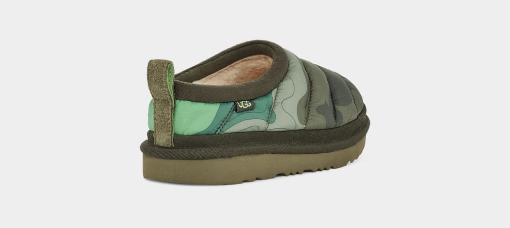 Pantuflas Ugg Tasman LTA Calio Niños Verde Oliva | Argentina EUTOWAY-54