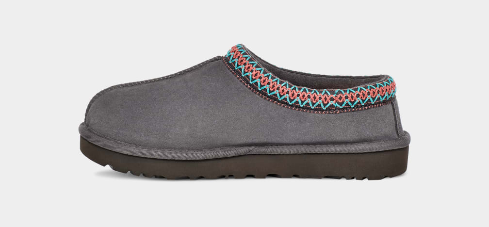 Pantuflas Ugg Tasman Mujer Gris Oscuro | Argentina JWPVASB-06