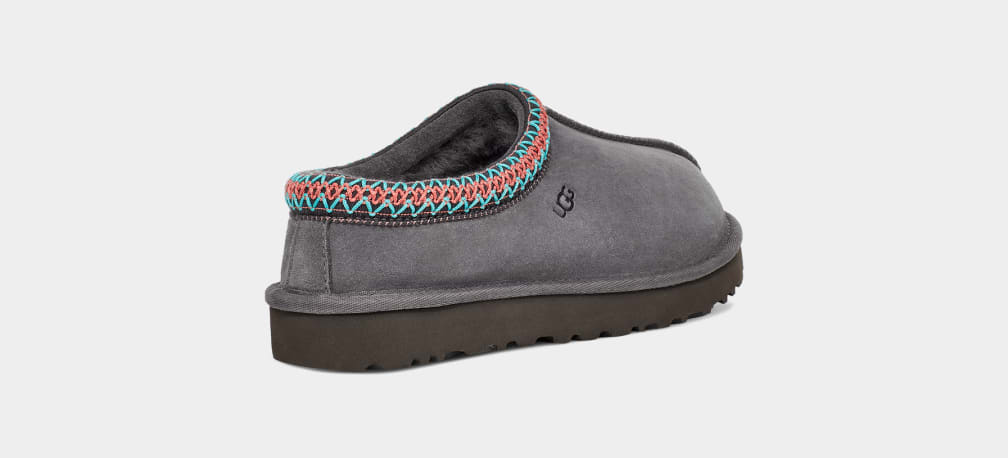 Pantuflas Ugg Tasman Mujer Gris Oscuro | Argentina JWPVASB-06