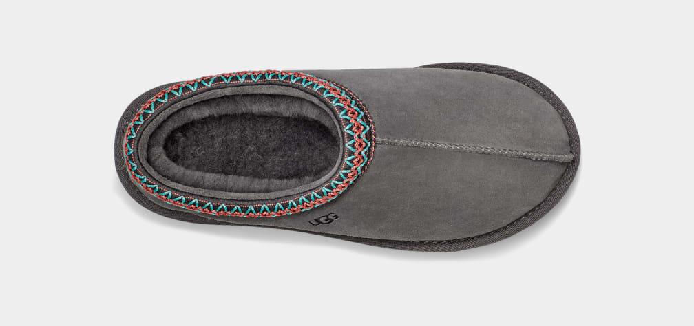 Pantuflas Ugg Tasman Mujer Gris Oscuro | Argentina JWPVASB-06