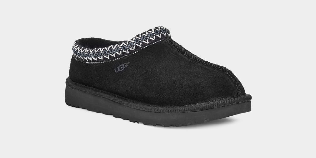 Pantuflas Ugg Tasman Mujer Negras | Argentina BOQMUXP-29