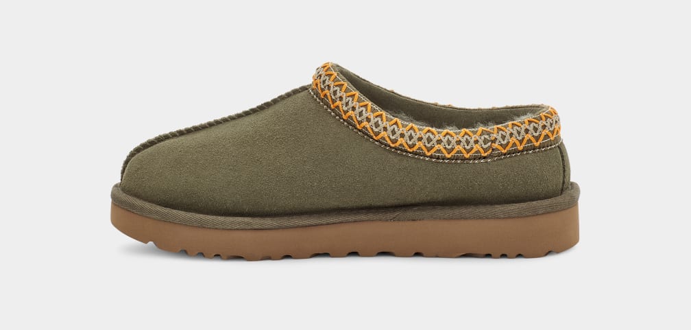 Pantuflas Ugg Tasman Mujer Verde Oliva | Argentina TXGAVKE-21