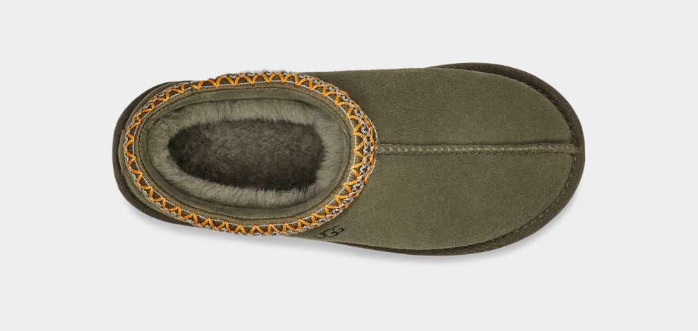 Pantuflas Ugg Tasman Mujer Verde Oliva | Argentina TXGAVKE-21