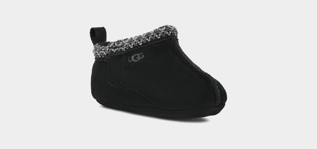 Pantuflas Ugg Tasman Niños Negras | Argentina ZHDWKST-27