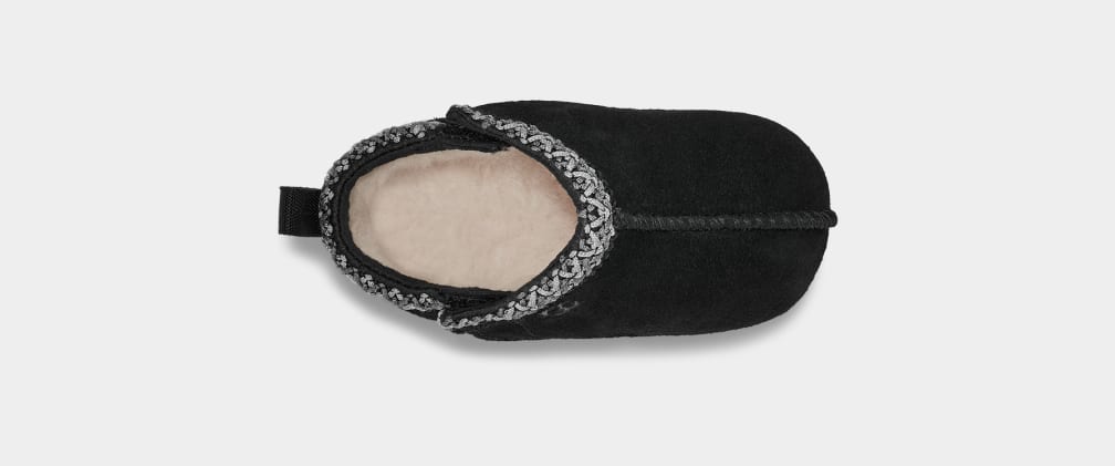 Pantuflas Ugg Tasman Niños Negras | Argentina ZHDWKST-27