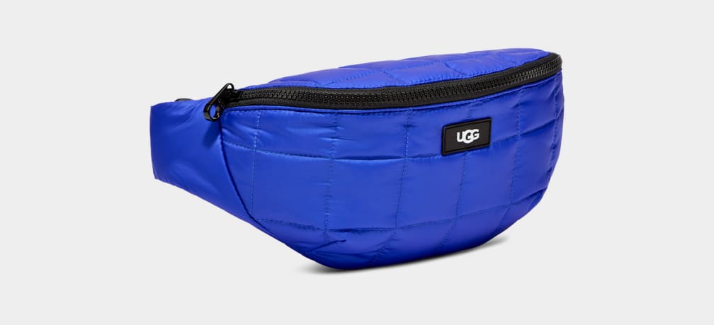 Riñonera Ugg Gibbs Puff Mujer Azules | Argentina NZEXWSQ-20